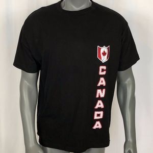Its Fun To Be Canadian Black Crew Neck Shirt